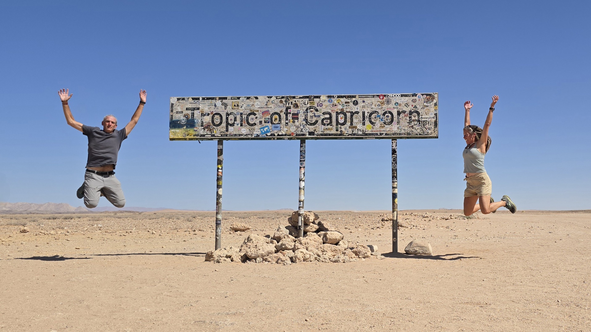 Franchir le tropique du Capricorne